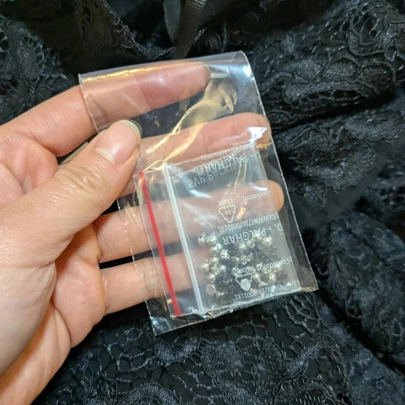 NEW Dundas Jumpsuit Black Halter Cutouts Embellished Open Back Lace Wide Pants - Picture 9 of 12